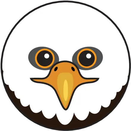  Eagle Face Png Animaru Eagle Cartoon 2884064 Vippng Dot Spread Eagle Icon