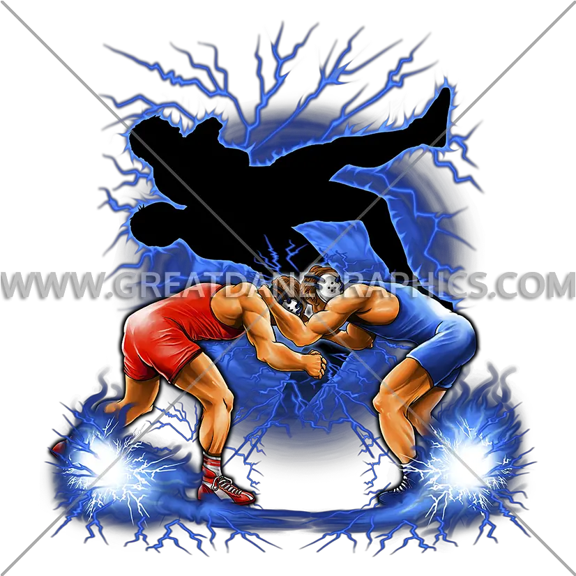  Wrestling Silhouette Strike Png Wrestling Silhouette Png