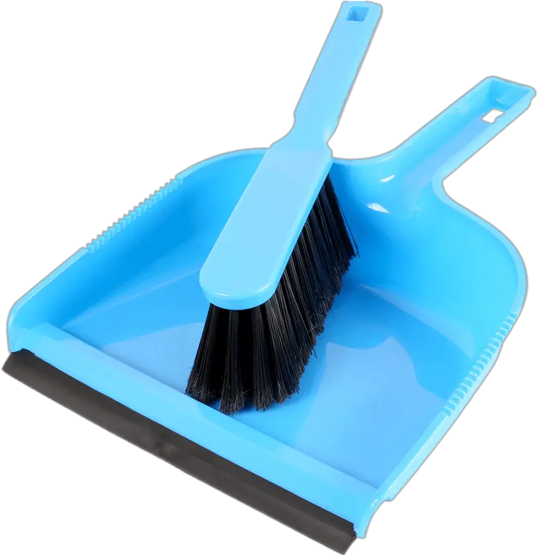  Blue Plastic Dustpan And Brush Transparent Png Stickpng Dustpan And Brush Broom Transparent Background