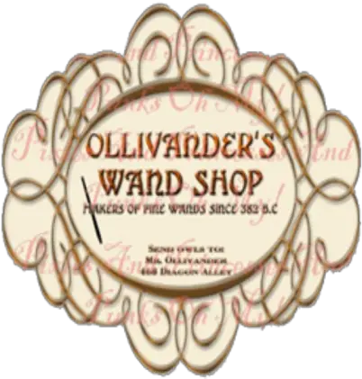  Ollivander Logo Decorative Png Ollivanders Logo