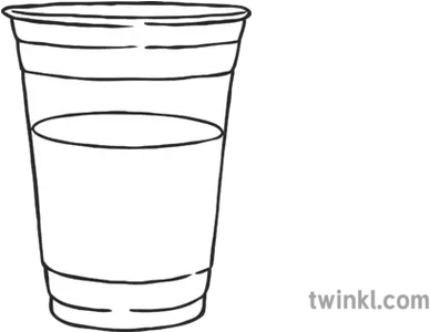  Clear Cup Of Water Glass Drink Plastic Ks1 Black And White Wind Up Black And White Png Cup Of Water Png