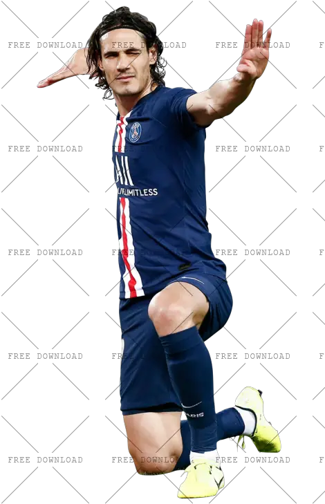  Edinson Cavani Png Image With Transparent Background Photo Cavani Render Leg Transparent