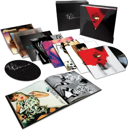  Rihanna Career Box Set Lp Rihanna Studio Album Vinyl Box Png Def Jam Icon Pics