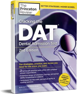  Dat Test Prep The Princeton Review Dental Admission Test Prep Books Png Dat Icon