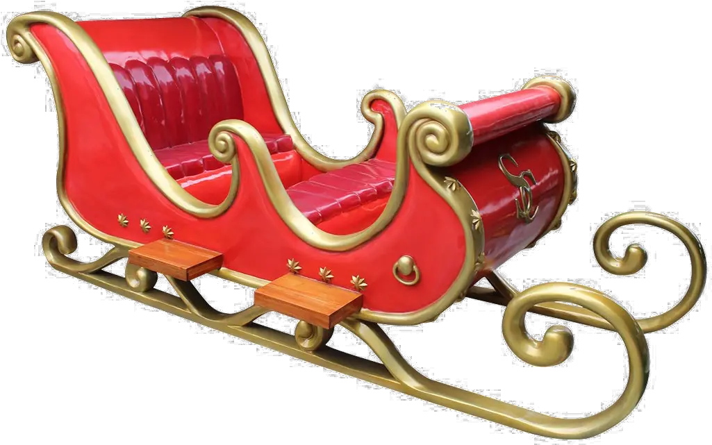  Santa Sleigh Png Background Image Real Santa Sleigh Transparent Sleigh Png