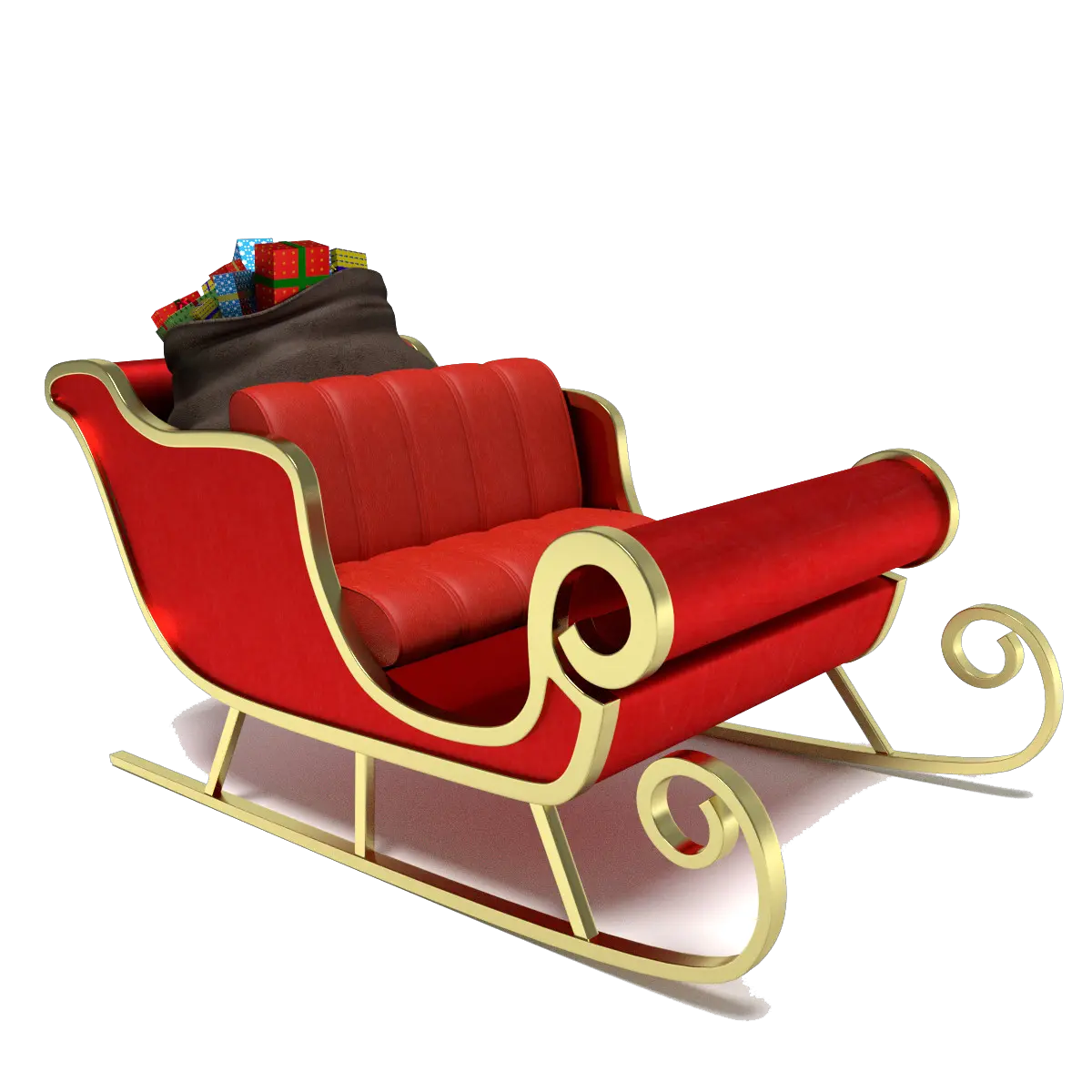  Download Santa Sleigh Png