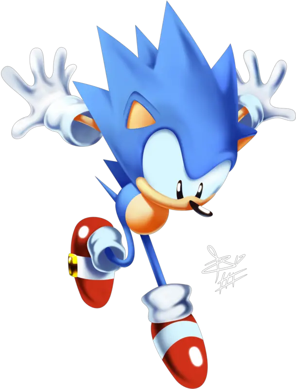  Download Sanic Drawing Classic Png