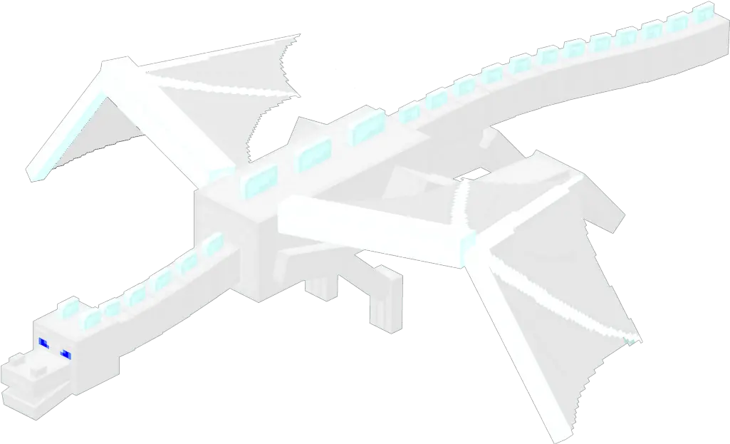  Minecraft White Ender Dragon Png Image Minecraft White Ender Dragon Ender Dragon Png