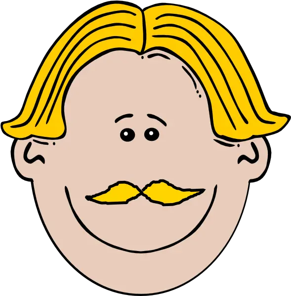  Blond Man With Mustache Png Clip Arts For Web Clip Arts Clipart Face With Moustache Mustache Png