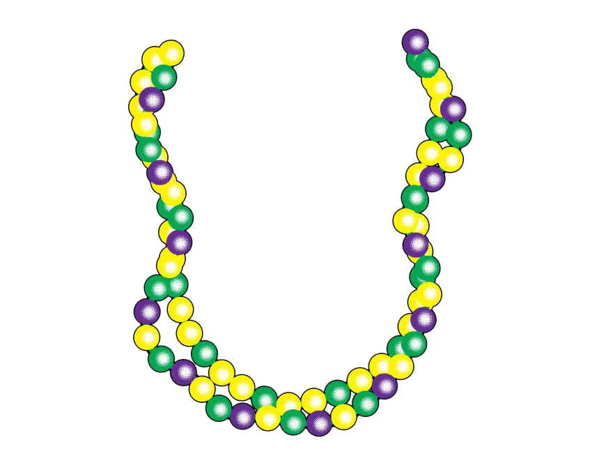  Stock New Orleans Fat Tuesday Bourbon Clip Art Mardi Gras Beads Png Mardi Gras Beads Png