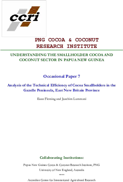  Understanding The Smallholder Cocoa And Human Action Png Cocoa Png