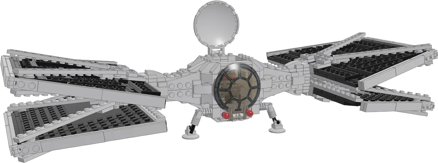  Mecabrickscom Outland Tie Fighter Tie Fighter Landing Mandalorian Png Tie Fighter Png