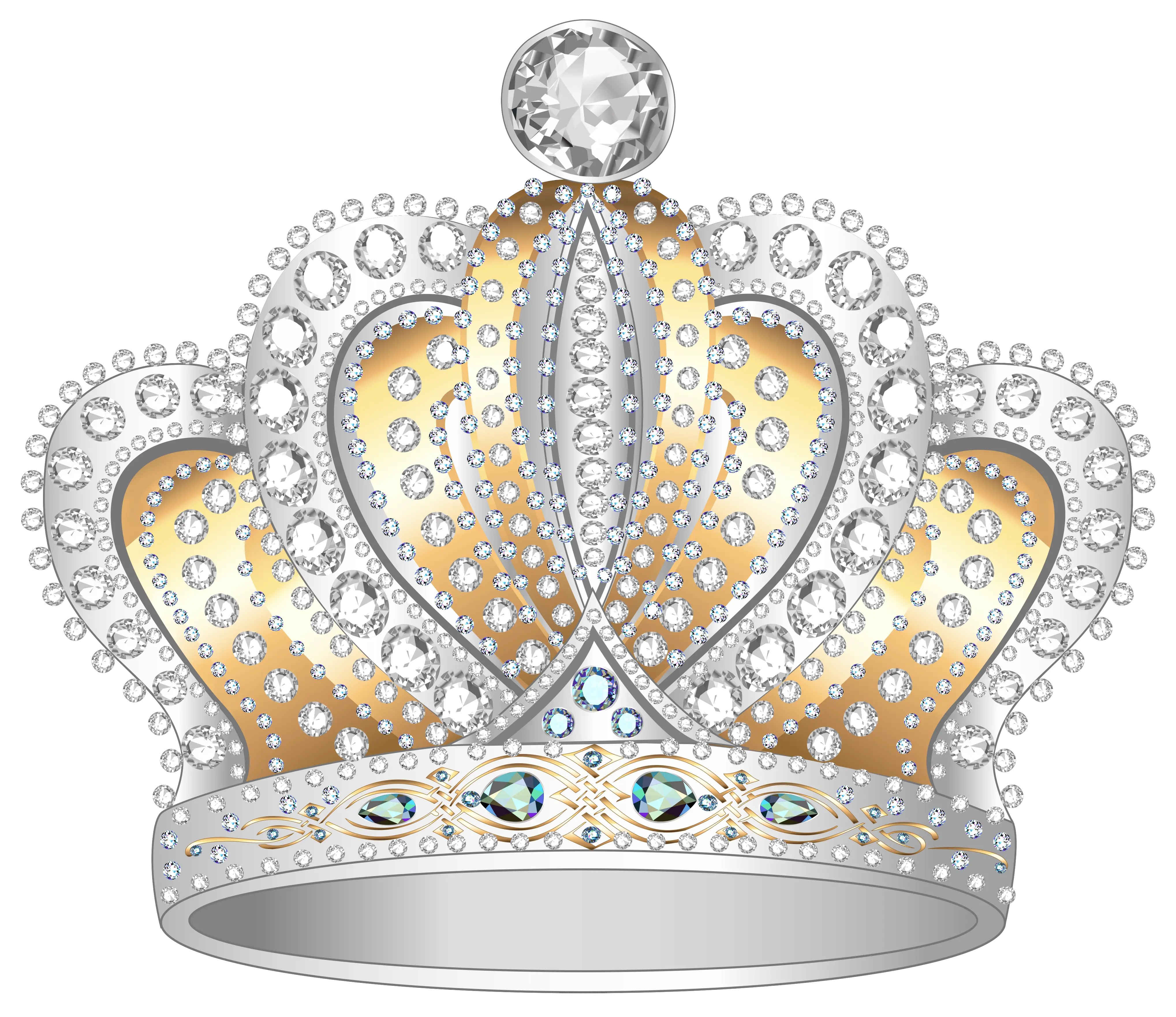  Queen Crown Png High Quality Image1 Silver And Gold Crown Queen Crown Png