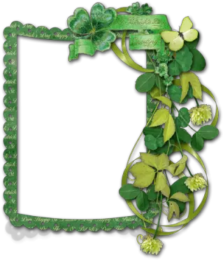  Green Frame With Leafages Clipart Png Icon Frame Clipart Png