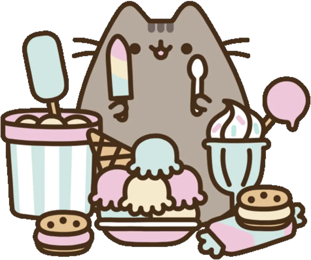  Katze Cat Kedi Transparent Png Clipa Ice Cream Pusheen Cat Pusheen Transparent