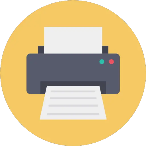  Printer Free Technology Icons Flat Printer Icon Png Printer Icon Png