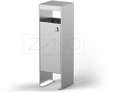  Simple Litter Bin Street And Park Furniture Zano Street Locker Png Trash Can Transparent