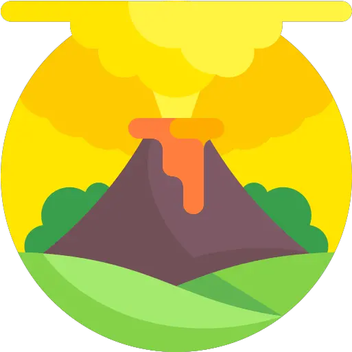  Volcano Mountain Png Volcano Icon Png