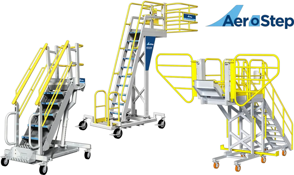  Saferack Introduces Aerostep Mobile Stair Units For Stairs Png Stair Png