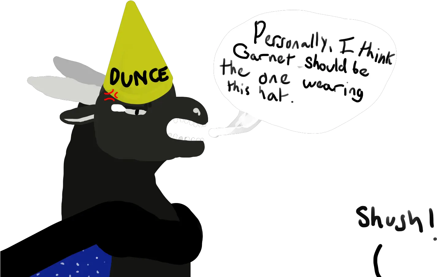  Wings Of Fire Ask Darkstalker Darkstalker The Dunce Wattpad Cartoon Png Dunce Cap Png