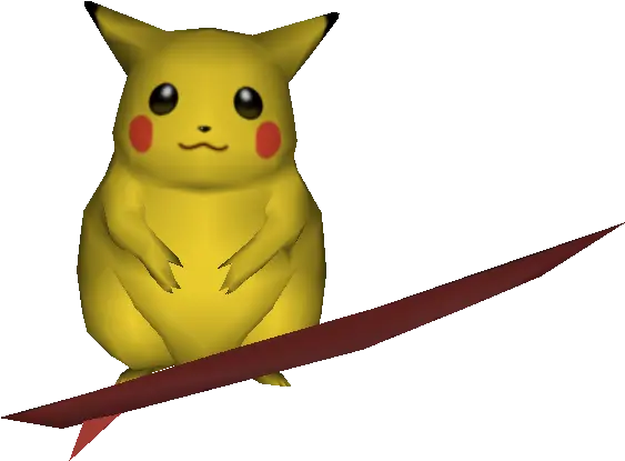  Nintendo 64 Pokémon Stadium 2 025 Pikachu The Models N64 Pikachu Model Png Pikachu Facebook Icon