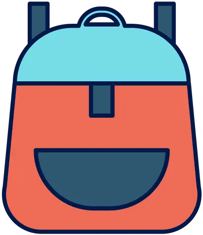  School Backpack Icon Mochila Ilustracion Png Backpack Icon Png