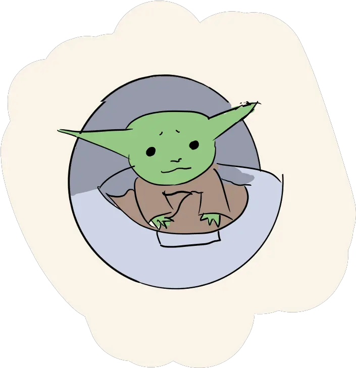  Doodled A Babie While Bored In Class Ryiddle Baby Yoda Baby Yoda Transparent Cartoon Png Yoda Png