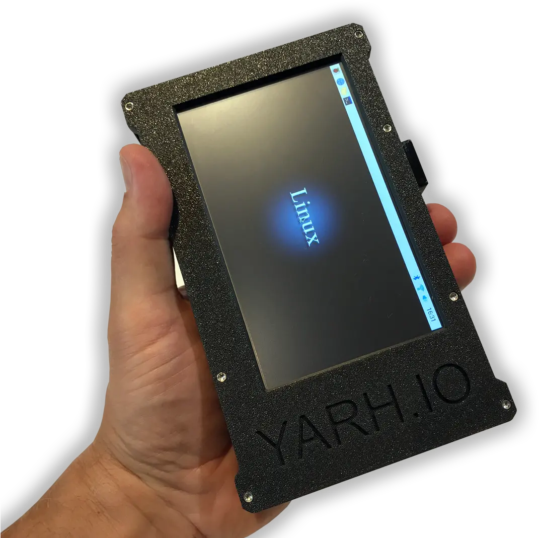  Yarhio Mki Raspberry Pi 3b Hackable Linux Handheld Portable Png Ps Vita Blinking Battery Icon