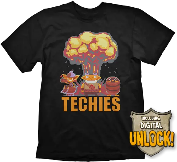  Techies Mushroom Cloud Ingame Code T Shirt Dota 2 Techies Png Mushroom Cloud Transparent