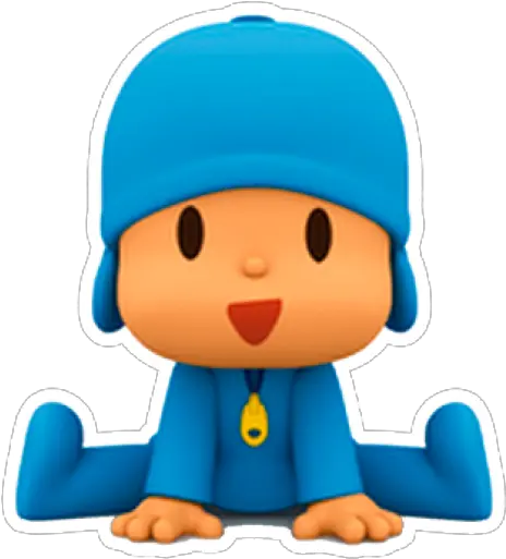  Sticker Maker Sticker De Pocoyo Con Corazones Png Pocoyo Transparent