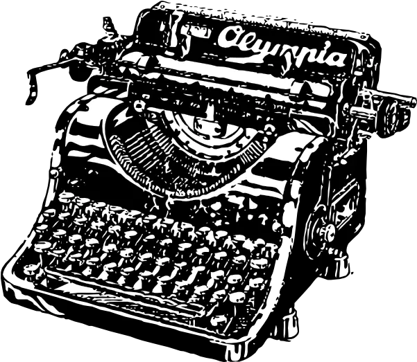  Typewriter Png Clip Arts For Web Clip Arts Free Png Typewriter Clipart Black And White Typewriter Png