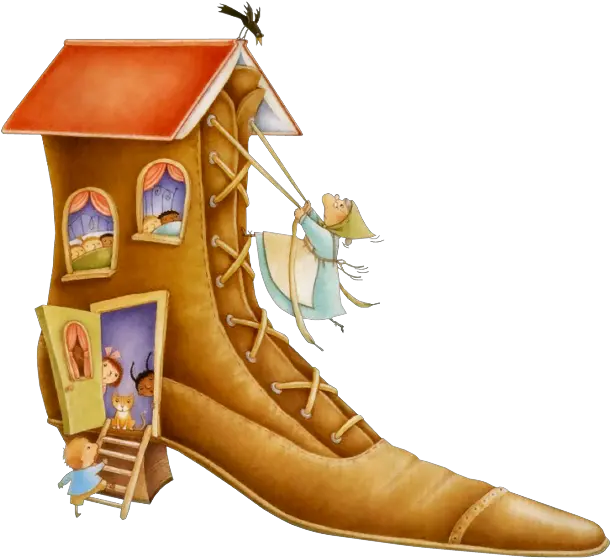  Download House Boots Transparent Cartoon Boot House Png Shoe House Cartoon Png Cartoon House Png