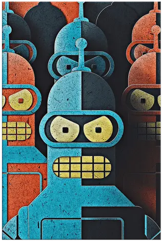  All Prints Unsorted U2013 Tagged Bedroom Page 2 Canvas Portal Png Futurama Bender Icon