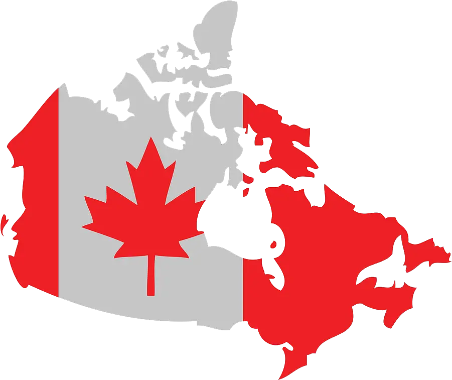  Federal Initiatives Canada Map Flag Png Canada Flag Png