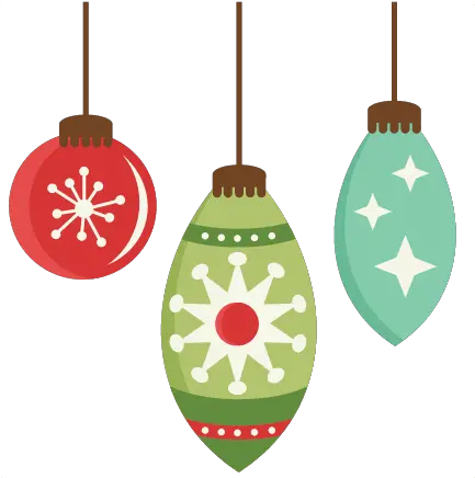  Christmas Flat Design Ornament Set Png Min Free Christmas Ornament Png Ornaments Png