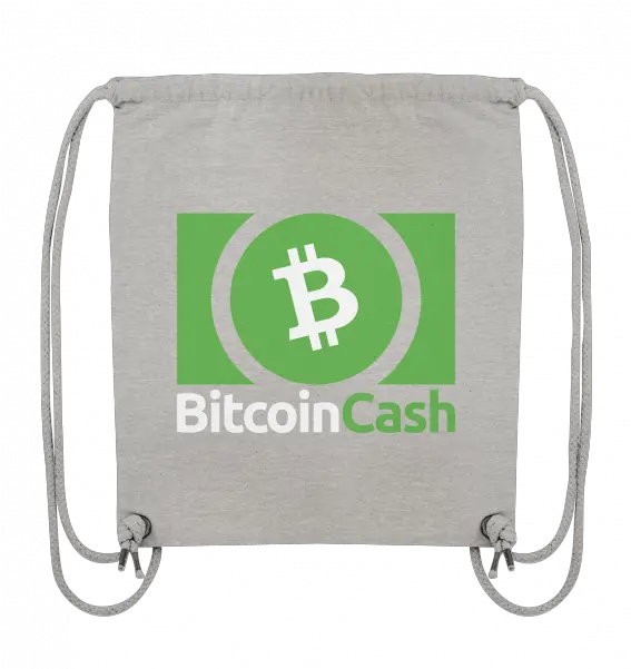  Bitcoin Cash Green Accessoire Organic Gymbag Bitcoin Cash Logo Png Cash Logo