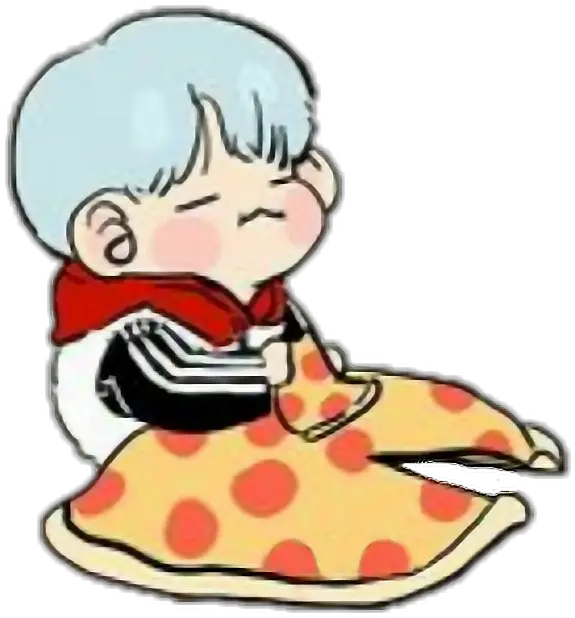  Suga Minyoongi Yoongi Bts Pizza Btauga Bts Suga Chibi Drawing Png Suga Png