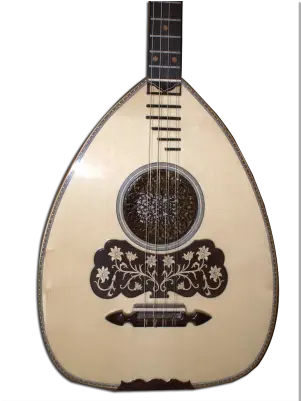  Download Hd Lute Wooden Beauty1700a Bouzouki Transparent Bouzouki Png Lute Png