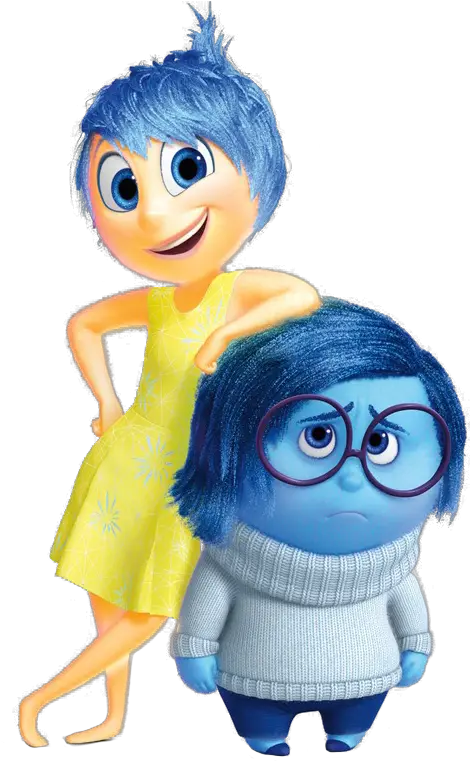  Joy And Sadness Render Joy And Sadness From Inside Out Png Brave Png