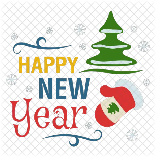  Happy New Year Icon Clip Art Png Happy New Year Png