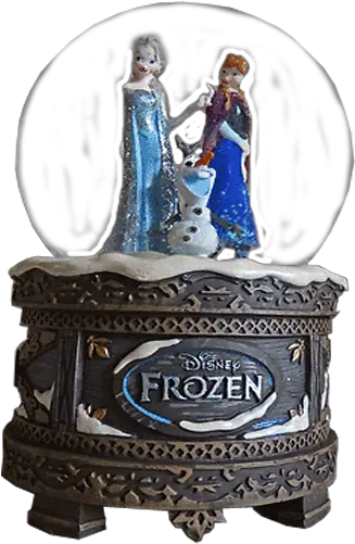  Download Disney Frozen Snow Globe Transparent Frozen Figurine Png Frozen Snowflake Png