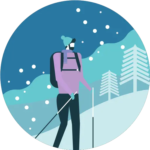  Activity Backpack Hiking Man Mountain Tree Winter Free Mountain Climbing Backpack Infograph Icon Png Hike Icon