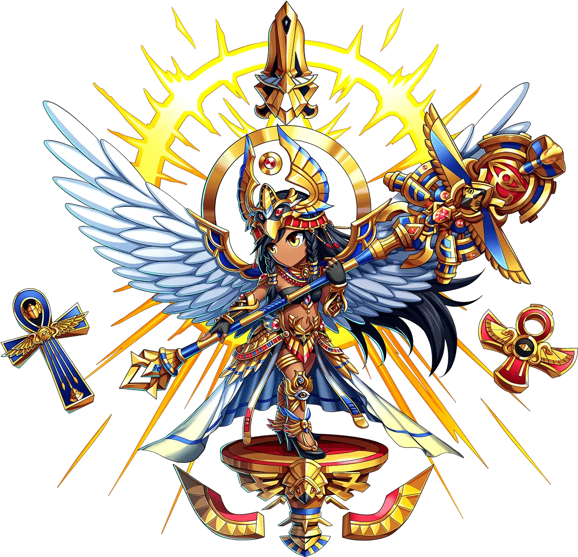  Bright Star Persenet Brave Frontier Wiki Fandom Brave Frontier Egyptian Units Png Bright Star Png