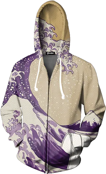  Lean Cup Wave Zip Up Hoodie Hoodie Png Lean Cup Png