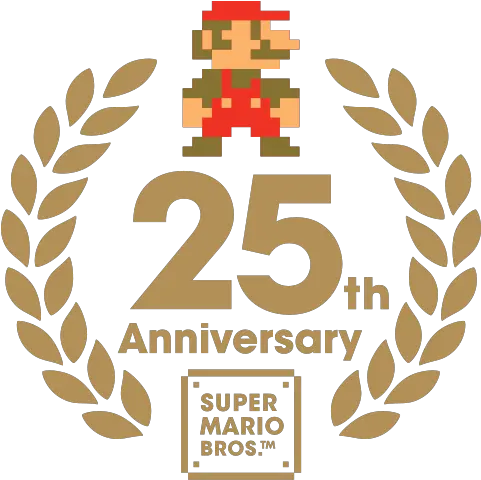  Filesuper Mario Bros 25th Anniversary Logosvg Mario 25th Anniversary Logo Png Super Mario Logo Png