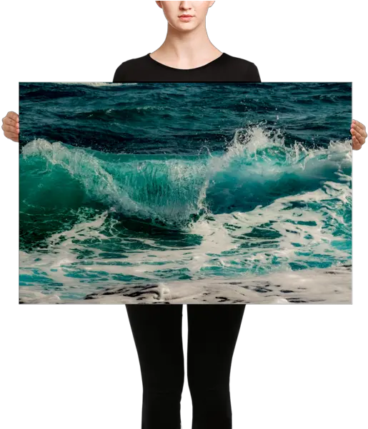  Ocean Waves Photography Canvas Deliriousthreads Online Informacion De Los Oceanos Con Temperatura Png Ocean Waves Transparent