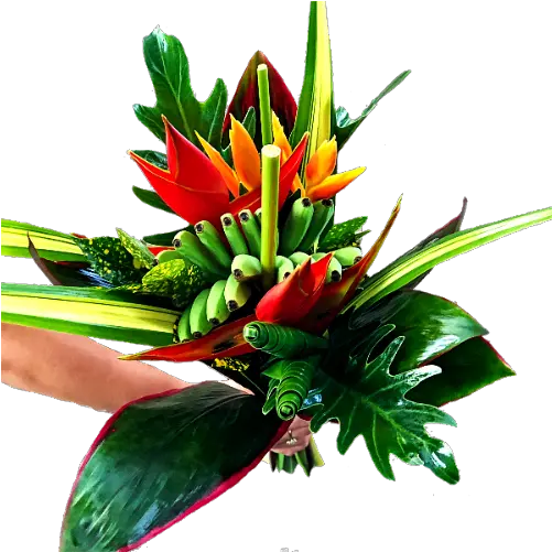  Calipso Medium Tropical Bouquet Fresh Png Tropical Flowers Png