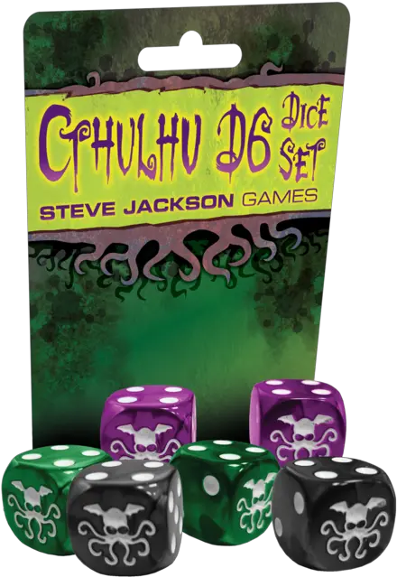  Cthulhu D6 Dice Set Solid Png Cthulhu Icon Png