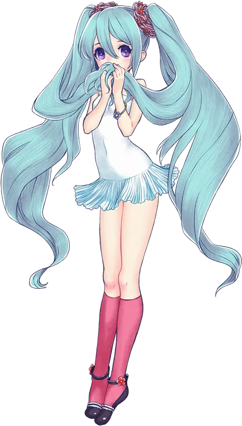  Hatsune Miku Vocaloid Drawn By Machico Danbooru Gif Png Miku Transparent