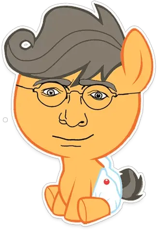  Gabe Newellu201d Stickers Set For Telegram Eyeglass Style Png Gabe Newell Png